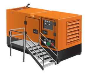 Generator access stairs