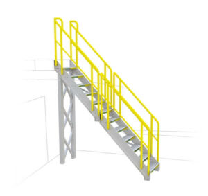 Straight Metal Stair